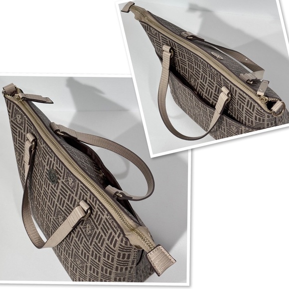 Anne Klein Lion Logo Crossbody Tote Bag - Picture 16 of 16